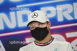 Valtteri Bottas (FIN) Mercedes AMG F1 in the FIA Press Conference. 18.11.2021. Formula 1 World Championship, Rd 20, Qatar Grand Prix, Doha, Qatar, Preparation Day.