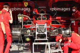 Ferrari SF-21 being built. 18.11.2021. Formula 1 World Championship, Rd 20, Qatar Grand Prix, Doha, Qatar, Preparation Day.
