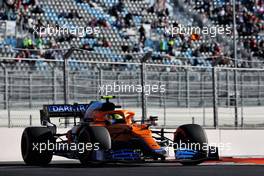 Lando Norris (GBR) McLaren MCL35M. 24.09.2021. Formula 1 World Championship, Rd 15, Russian Grand Prix, Sochi Autodrom, Sochi, Russia, Practice Day.