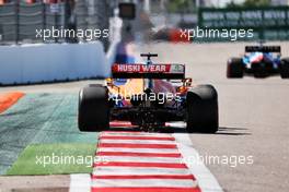 Daniel Ricciardo (AUS) McLaren MCL35M. 24.09.2021. Formula 1 World Championship, Rd 15, Russian Grand Prix, Sochi Autodrom, Sochi, Russia, Practice Day.
