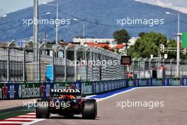 Sergio Perez (MEX) Red Bull Racing RB16B. 24.09.2021. Formula 1 World Championship, Rd 15, Russian Grand Prix, Sochi Autodrom, Sochi, Russia, Practice Day.