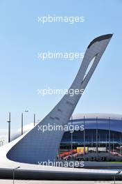 Circuit atmosphere - Olympic Park. 24.09.2021. Formula 1 World Championship, Rd 15, Russian Grand Prix, Sochi Autodrom, Sochi, Russia, Practice Day.