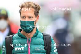 Sebastian Vettel (GER) Aston Martin F1 Team. 24.09.2021. Formula 1 World Championship, Rd 15, Russian Grand Prix, Sochi Autodrom, Sochi, Russia, Practice Day.