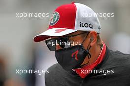 Kimi Raikkonen (FIN) Alfa Romeo Racing on the grid. 26.09.2021. Formula 1 World Championship, Rd 15, Russian Grand Prix, Sochi Autodrom, Sochi, Russia, Race Day.