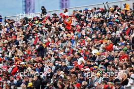 Circuit atmosphere - fans in the grandstand. 26.09.2021. Formula 1 World Championship, Rd 15, Russian Grand Prix, Sochi Autodrom, Sochi, Russia, Race Day.