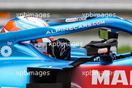 Esteban Ocon (FRA) Alpine F1 Team A521 on the grid. 26.09.2021. Formula 1 World Championship, Rd 15, Russian Grand Prix, Sochi Autodrom, Sochi, Russia, Race Day.