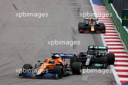 Daniel Ricciardo (AUS) McLaren MCL35M. 26.09.2021. Formula 1 World Championship, Rd 15, Russian Grand Prix, Sochi Autodrom, Sochi, Russia, Race Day.