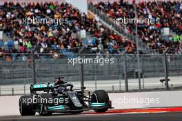 Lewis Hamilton (GBR) Mercedes AMG F1 W12. 26.09.2021. Formula 1 World Championship, Rd 15, Russian Grand Prix, Sochi Autodrom, Sochi, Russia, Race Day.