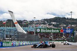 Esteban Ocon (FRA) Alpine F1 Team A521. 26.09.2021. Formula 1 World Championship, Rd 15, Russian Grand Prix, Sochi Autodrom, Sochi, Russia, Race Day.