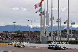 Nicholas Latifi (CDN) Williams Racing FW43B. 26.09.2021. Formula 1 World Championship, Rd 15, Russian Grand Prix, Sochi Autodrom, Sochi, Russia, Race Day.