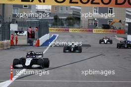 George Russell (GBR) Williams Racing FW43B heads into the pits. 26.09.2021. Formula 1 World Championship, Rd 15, Russian Grand Prix, Sochi Autodrom, Sochi, Russia, Race Day.