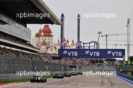Pierre Gasly (FRA) AlphaTauri AT02. 26.09.2021. Formula 1 World Championship, Rd 15, Russian Grand Prix, Sochi Autodrom, Sochi, Russia, Race Day.