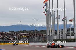 Max Verstappen (NLD) Red Bull Racing RB16B. 26.09.2021. Formula 1 World Championship, Rd 15, Russian Grand Prix, Sochi Autodrom, Sochi, Russia, Race Day.