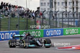 Lewis Hamilton (GBR) Mercedes AMG F1 W12. 26.09.2021. Formula 1 World Championship, Rd 15, Russian Grand Prix, Sochi Autodrom, Sochi, Russia, Race Day.
