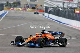 Daniel Ricciardo (AUS) McLaren MCL35M. 26.09.2021. Formula 1 World Championship, Rd 15, Russian Grand Prix, Sochi Autodrom, Sochi, Russia, Race Day.