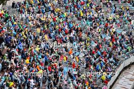 Circuit atmosphere - fans in the grandstand. 25.09.2021. Formula 1 World Championship, Rd 15, Russian Grand Prix, Sochi Autodrom, Sochi, Russia, Qualifying Day.