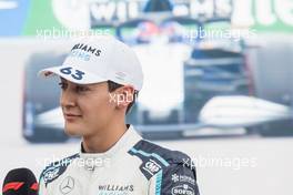 Third placed George Russell (GBR) Williams Racing in qualifying parc ferme. 25.09.2021. Formula 1 World Championship, Rd 15, Russian Grand Prix, Sochi Autodrom, Sochi, Russia, Qualifying Day.