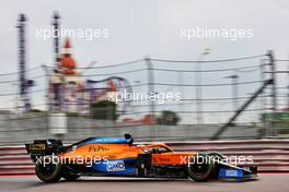Daniel Ricciardo (AUS) McLaren MCL35M. 25.09.2021. Formula 1 World Championship, Rd 15, Russian Grand Prix, Sochi Autodrom, Sochi, Russia, Qualifying Day.