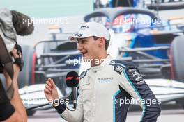 Third placed George Russell (GBR) Williams Racing in qualifying parc ferme. 25.09.2021. Formula 1 World Championship, Rd 15, Russian Grand Prix, Sochi Autodrom, Sochi, Russia, Qualifying Day.