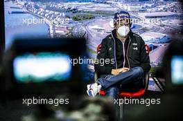 Fernando Alonso (ESP) Alpine F1 Team in the FIA Press Conference. 23.09.2021. Formula 1 World Championship, Rd 15, Russian Grand Prix, Sochi Autodrom, Sochi, Russia, Preparation Day.