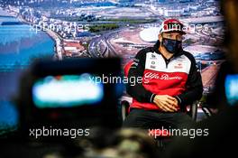 Kimi Raikkonen (FIN) Alfa Romeo Racing in the FIA Press Conference. 23.09.2021. Formula 1 World Championship, Rd 15, Russian Grand Prix, Sochi Autodrom, Sochi, Russia, Preparation Day.