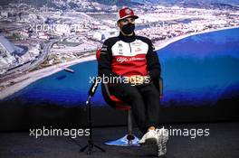 Antonio Giovinazzi (ITA) Alfa Romeo Racing in the FIA Press Conference. 23.09.2021. Formula 1 World Championship, Rd 15, Russian Grand Prix, Sochi Autodrom, Sochi, Russia, Preparation Day.
