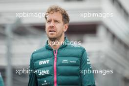 Sebastian Vettel (GER) Aston Martin F1 Team walks the circuit. 23.09.2021. Formula 1 World Championship, Rd 15, Russian Grand Prix, Sochi Autodrom, Sochi, Russia, Preparation Day.