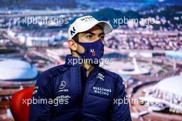 Nicholas Latifi (CDN) Williams Racing in the FIA Press Conference. 23.09.2021. Formula 1 World Championship, Rd 15, Russian Grand Prix, Sochi Autodrom, Sochi, Russia, Preparation Day.