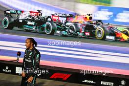 Race winner Lewis Hamilton (GBR) Mercedes AMG F1 in parc ferme. 05.12.2021. Formula 1 World Championship, Rd 21, Saudi Arabian Grand Prix, Jeddah, Saudi Arabia, Race Day.