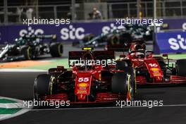 Carlos Sainz Jr (ESP) Ferrari SF-21. 05.12.2021. Formula 1 World Championship, Rd 21, Saudi Arabian Grand Prix, Jeddah, Saudi Arabia, Race Day.