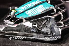 Lewis Hamilton (GBR), Mercedes AMG F1  front wing 05.12.2021. Formula 1 World Championship, Rd 21, Saudi Arabian Grand Prix, Jeddah, Saudi Arabia, Race Day.