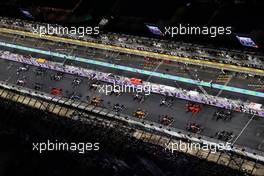 The grid before the start of the race. 05.12.2021. Formula 1 World Championship, Rd 21, Saudi Arabian Grand Prix, Jeddah, Saudi Arabia, Race Day.
