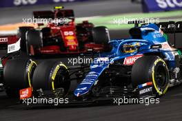 Fernando Alonso (ESP) Alpine F1 Team A521. 05.12.2021. Formula 1 World Championship, Rd 21, Saudi Arabian Grand Prix, Jeddah, Saudi Arabia, Race Day.