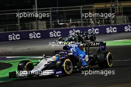 Nicholas Latifi (CDN) Williams Racing FW43B. 05.12.2021. Formula 1 World Championship, Rd 21, Saudi Arabian Grand Prix, Jeddah, Saudi Arabia, Race Day.