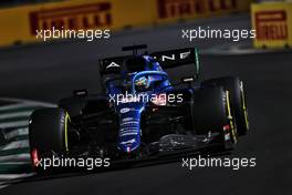 Fernando Alonso (ESP) Alpine F1 Team A521. 04.12.2021. Formula 1 World Championship, Rd 21, Saudi Arabian Grand Prix, Jeddah, Saudi Arabia, Qualifying Day.