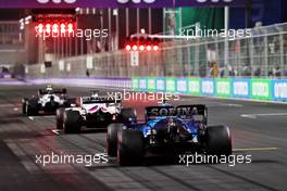 Nicholas Latifi (CDN) Williams Racing FW43B - practice start. 04.12.2021. Formula 1 World Championship, Rd 21, Saudi Arabian Grand Prix, Jeddah, Saudi Arabia, Qualifying Day.