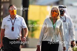 (L to R): Zak Brown (USA) McLaren Executive Director with his wife Tracy Brown. 04.12.2021. Formula 1 World Championship, Rd 21, Saudi Arabian Grand Prix, Jeddah, Saudi Arabia, Qualifying Day.