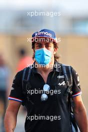 Fernando Alonso (ESP) Alpine F1 Team. 05.12.2021. Formula 1 World Championship, Rd 21, Saudi Arabian Grand Prix, Jeddah, Saudi Arabia, Race Day.