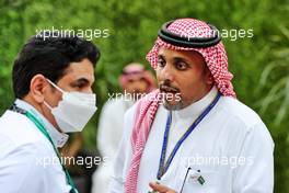Prince Khalid Bin Sultan Al Faisal (KSA) President of the Saudi Automobile and Motorcycle Federation. 02.12.2021. Formula 1 World Championship, Rd 21, Saudi Arabian Grand Prix, Jeddah, Saudi Arabia, Preparation Day.