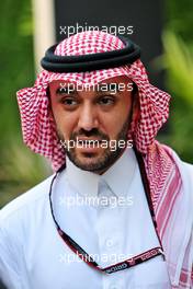 Prince Abdul Aziz bin Turki Al-Faisal (KSA) Saudi Sports Minister. 02.12.2021. Formula 1 World Championship, Rd 21, Saudi Arabian Grand Prix, Jeddah, Saudi Arabia, Preparation Day.