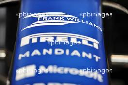 Alpine F1 Team A521 nosecone - tribute to Frank Williams. 02.12.2021. Formula 1 World Championship, Rd 21, Saudi Arabian Grand Prix, Jeddah, Saudi Arabia, Preparation Day.