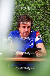 Fernando Alonso (ESP) Alpine F1 Team. 02.12.2021. Formula 1 World Championship, Rd 21, Saudi Arabian Grand Prix, Jeddah, Saudi Arabia, Preparation Day.