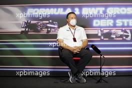 Zak Brown (USA) McLaren Executive Director in the FIA Press Conference. 25.06.2021. Formula 1 World Championship, Rd 8, Steiermark Grand Prix, Spielberg, Austria, Practice Day.