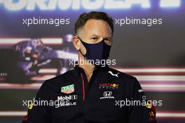 Christian Horner (GBR) Red Bull Racing Team Principal in the FIA Press Conference. 25.06.2021. Formula 1 World Championship, Rd 8, Steiermark Grand Prix, Spielberg, Austria, Practice Day.