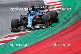 Fernando Alonso (ESP), Alpine F1 Team  25.06.2021. Formula 1 World Championship, Rd 8, Steiermark Grand Prix, Spielberg, Austria, Practice Day.