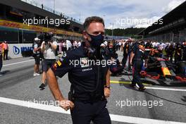 Christian Horner (GBR) Red Bull Racing Team Principal on the grid. 27.06.2021. Formula 1 World Championship, Rd 8, Steiermark Grand Prix, Spielberg, Austria, Race Day.