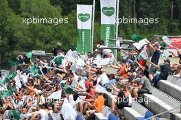 Circuit atmosphere fans in the grandstand. 27.06.2021. Formula 1 World Championship, Rd 8, Steiermark Grand Prix, Spielberg, Austria, Race Day.