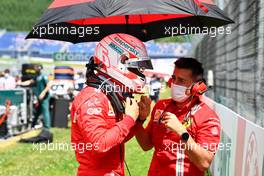 Charles Leclerc (MON) Ferrari on the grid. 27.06.2021. Formula 1 World Championship, Rd 8, Steiermark Grand Prix, Spielberg, Austria, Race Day.