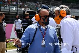 Crown Prince Shaikh Salman bin Isa Hamad Al Khalifa (BRN) on the grid. 27.06.2021. Formula 1 World Championship, Rd 8, Steiermark Grand Prix, Spielberg, Austria, Race Day.