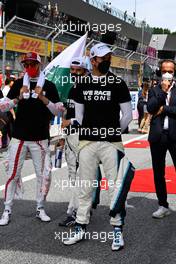 Nicholas Latifi (CDN) Williams Racing on the grid. 27.06.2021. Formula 1 World Championship, Rd 8, Steiermark Grand Prix, Spielberg, Austria, Race Day.